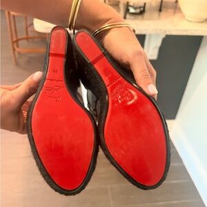 Christian Louboutin Chocazeppa Spikes 120 platform wedge espadrille US 8.5